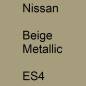 Preview: Nissan, Beige Metallic, ES4.